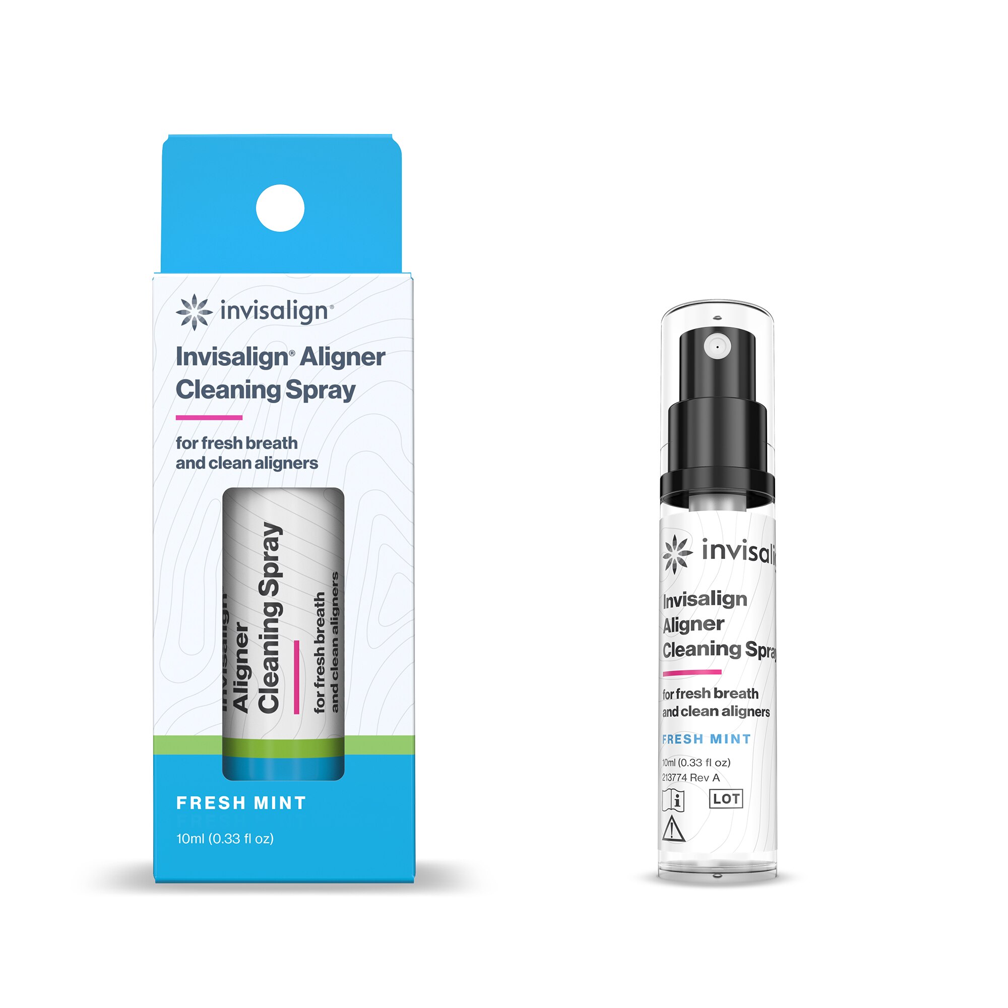 Invisalign Aligner Cleaning Spray for Fresh Breath and Clean Aligners, Fresh Mint