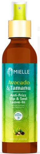 Mielle Avocado & Tamanu Anti-Frizz Slip & Seal Leave-In Conditioner, 6 OZ