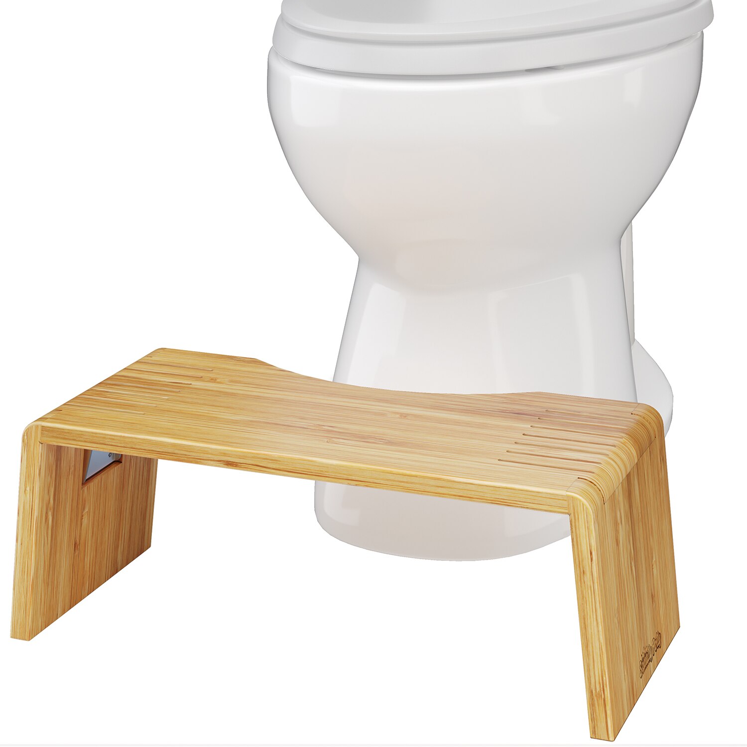 Squatty Potty Oslo Folding Bamboo Toilet Stool