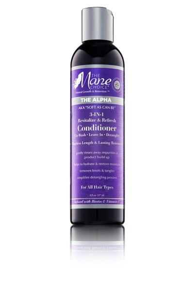 The Mane Choice Soft As Can Be Revitalize & Refresh 3-in-1 Co-Wash, Leave In, Detangler, 8 OZ