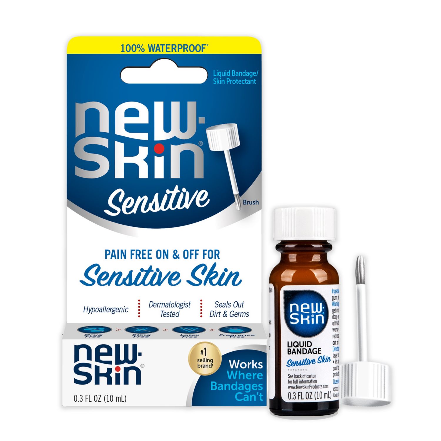 New-Skin Sensitive Skin Liquid Bandage, 0.3 fL oz