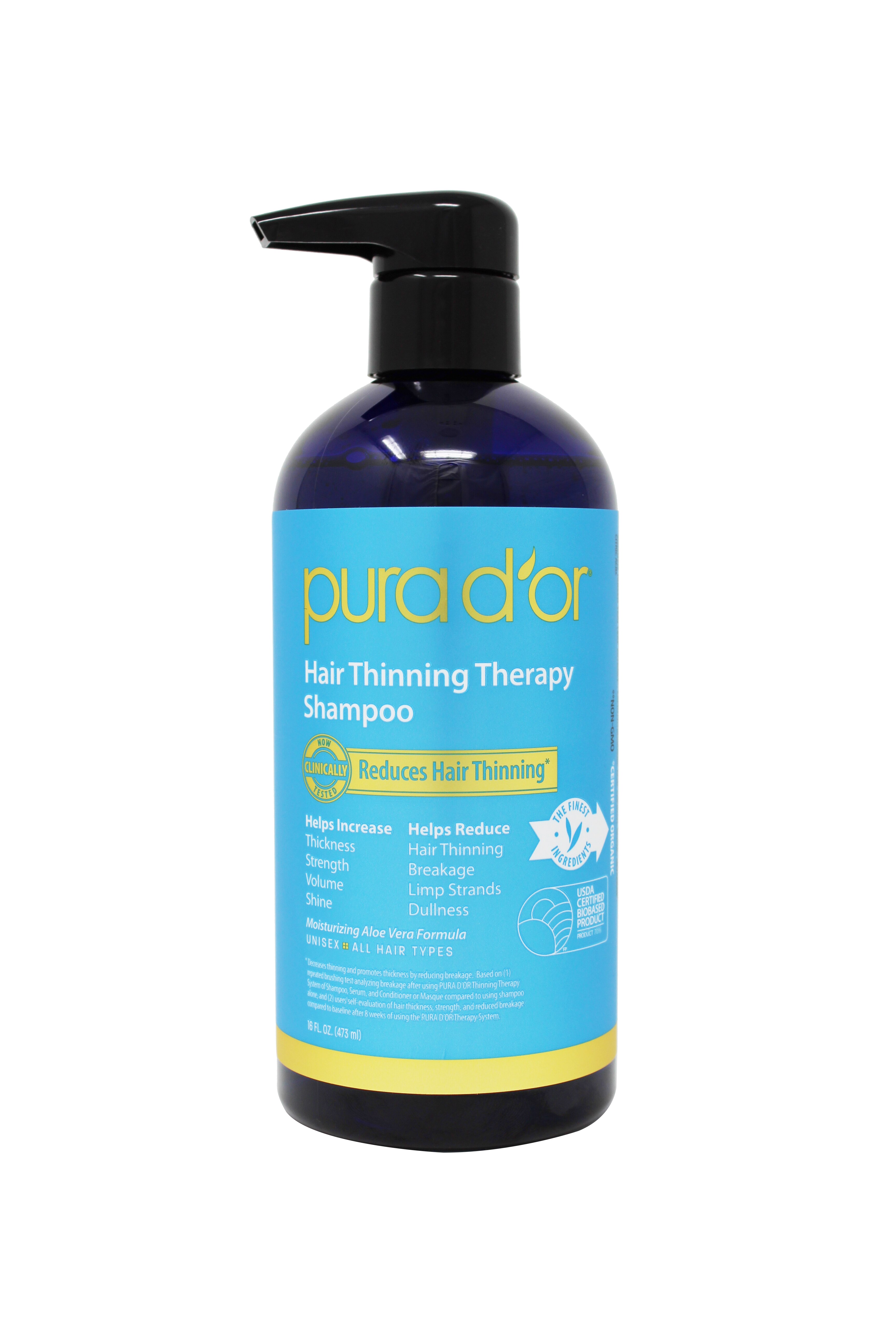 PURA D'OR Hair Thinning Therapy Shampoo