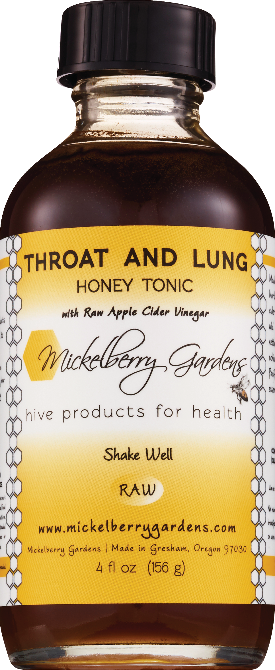 Mickelberry Gardens,  Throat&Lung Honey Tonic,  4 OZ