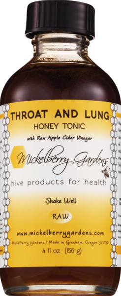 Mickelberry Gardens,  Throat&Lung Honey Tonic,  4 OZ