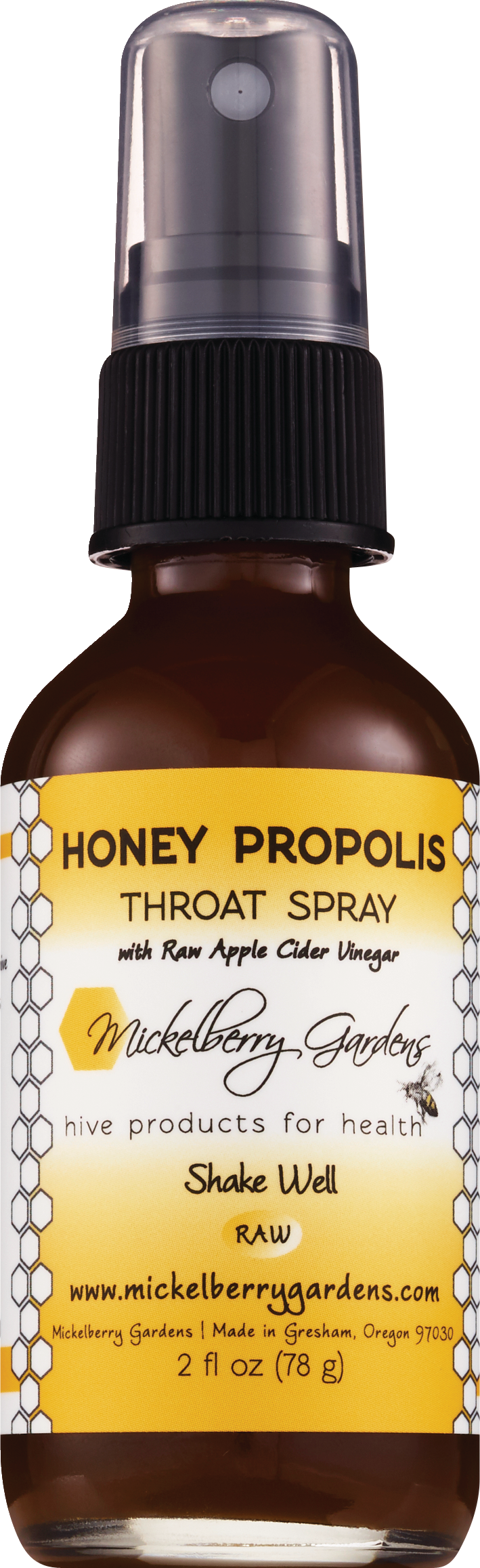 Mickelberry Gardens,  Honey Propolis Throat Spray,  2 OZ