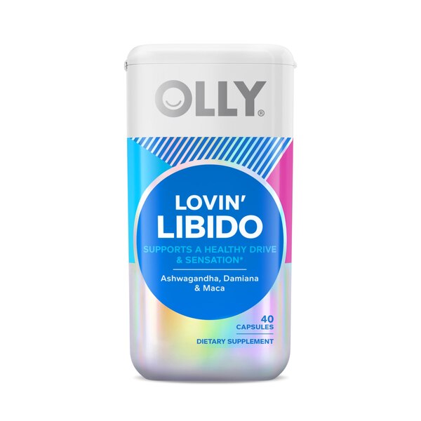 OLLY Lovin' Libido Capsule Supplement, 40CT