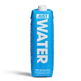 JUST Water 100% Spring Water in Plant-Based Carton, 1 Liter, thumbnail image 1 of 3