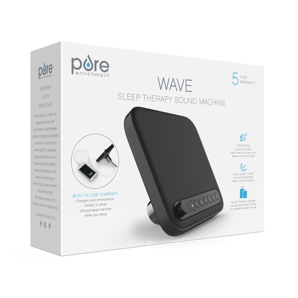 Pure Enrichment Wave Premium Sleep Therapy Sound Machine