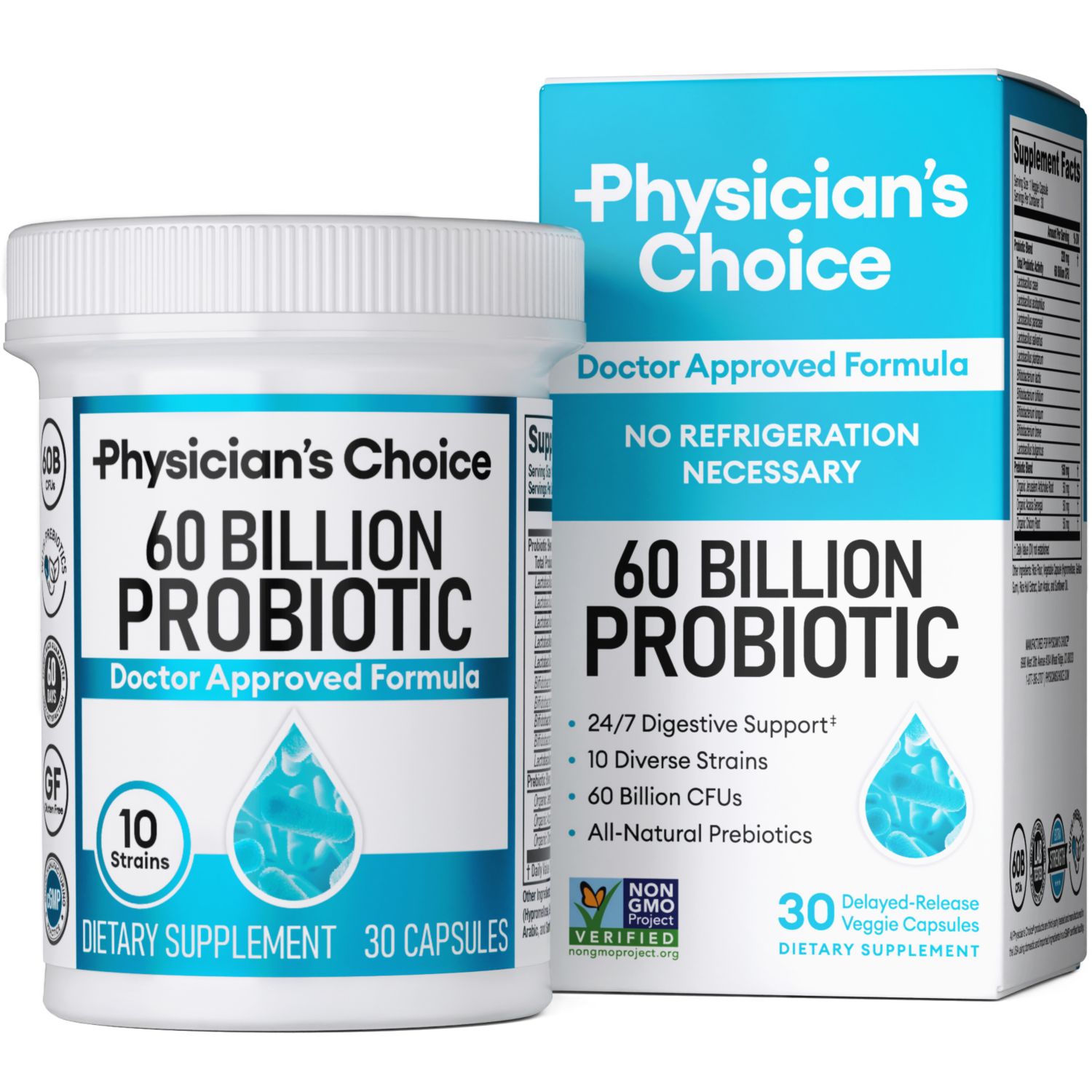 Physician's Choice 60 Billion Probiotic Delayed-Release Capsules