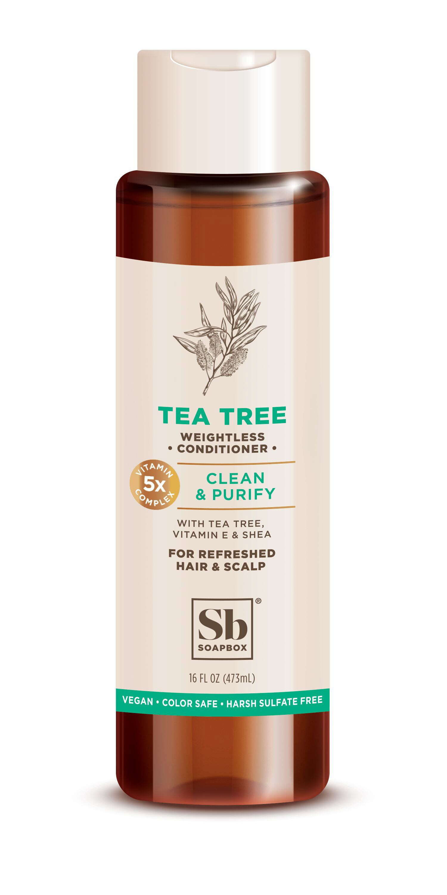 Soapbox Tea Tree Clean & Purify Conditioner, 16 OZ