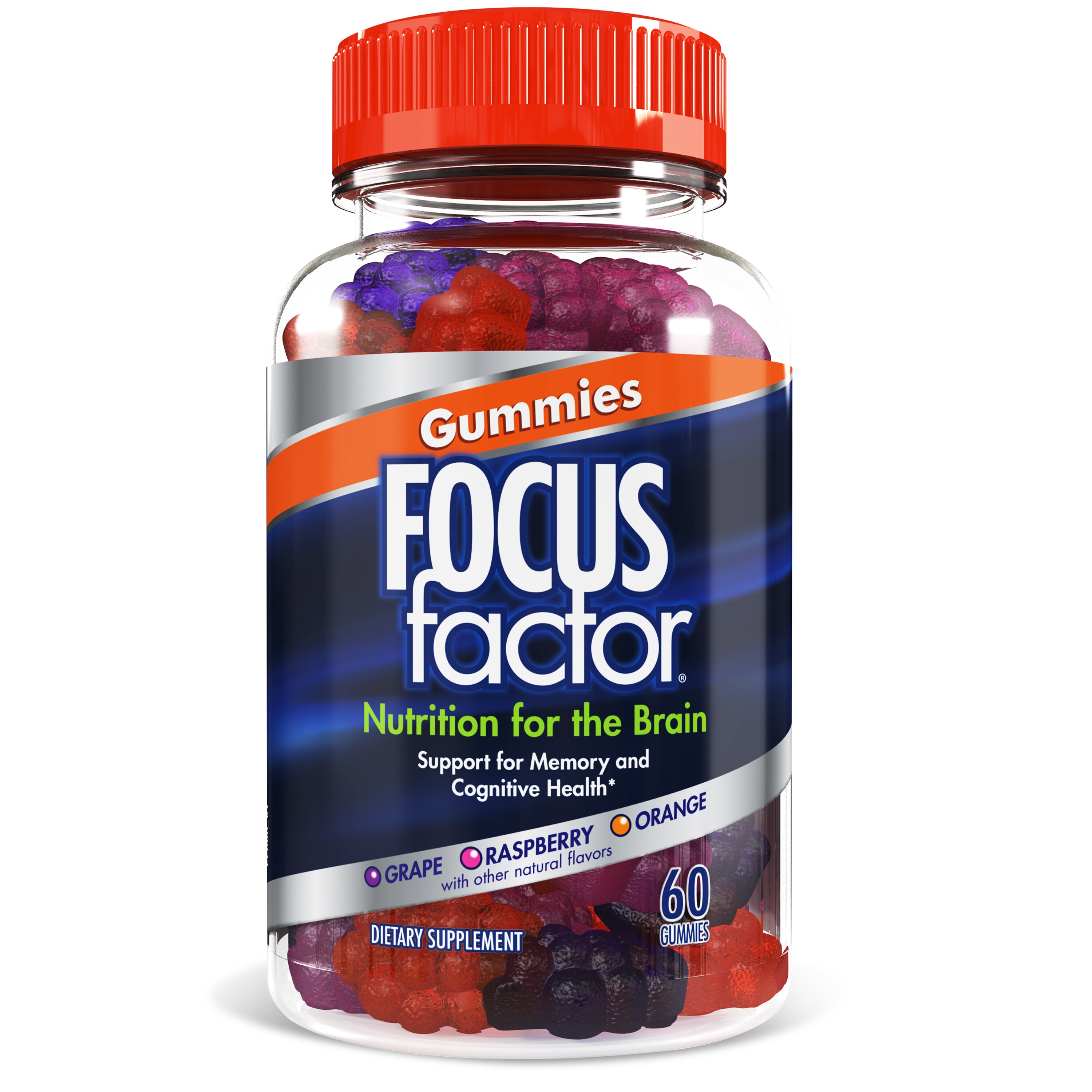 Focus Factor Nutrition for the Brain Gummies, 60 CT