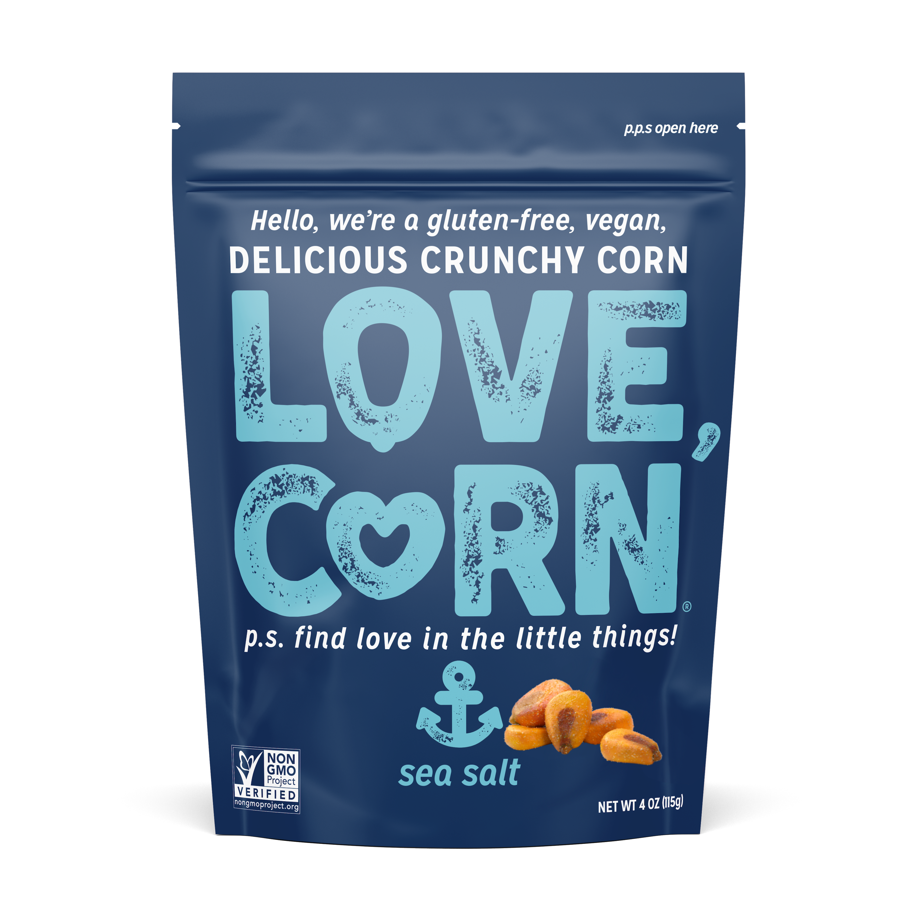 LOVE CORN Sea Salt, 4 oz