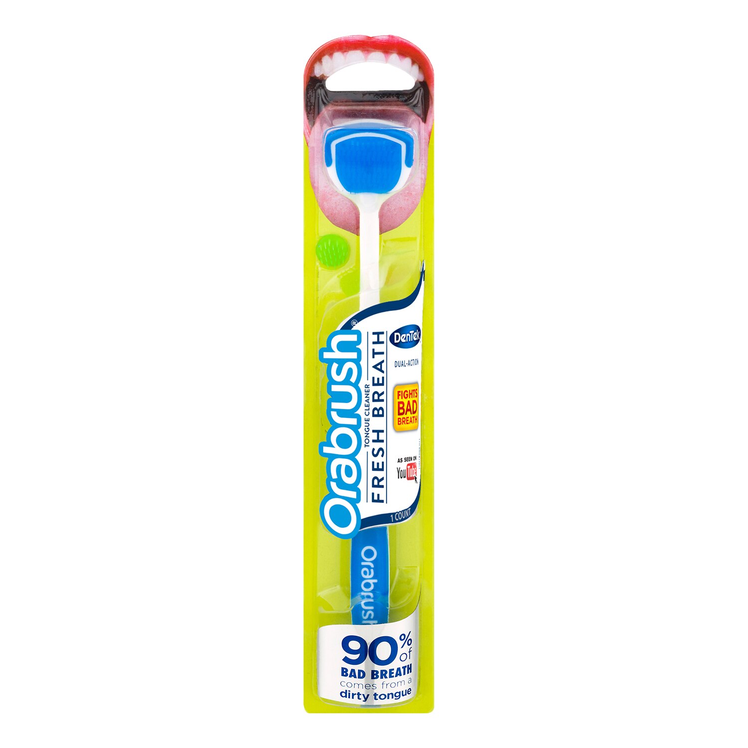 DenTek Orabrush Tongue Cleaner, 1 CT