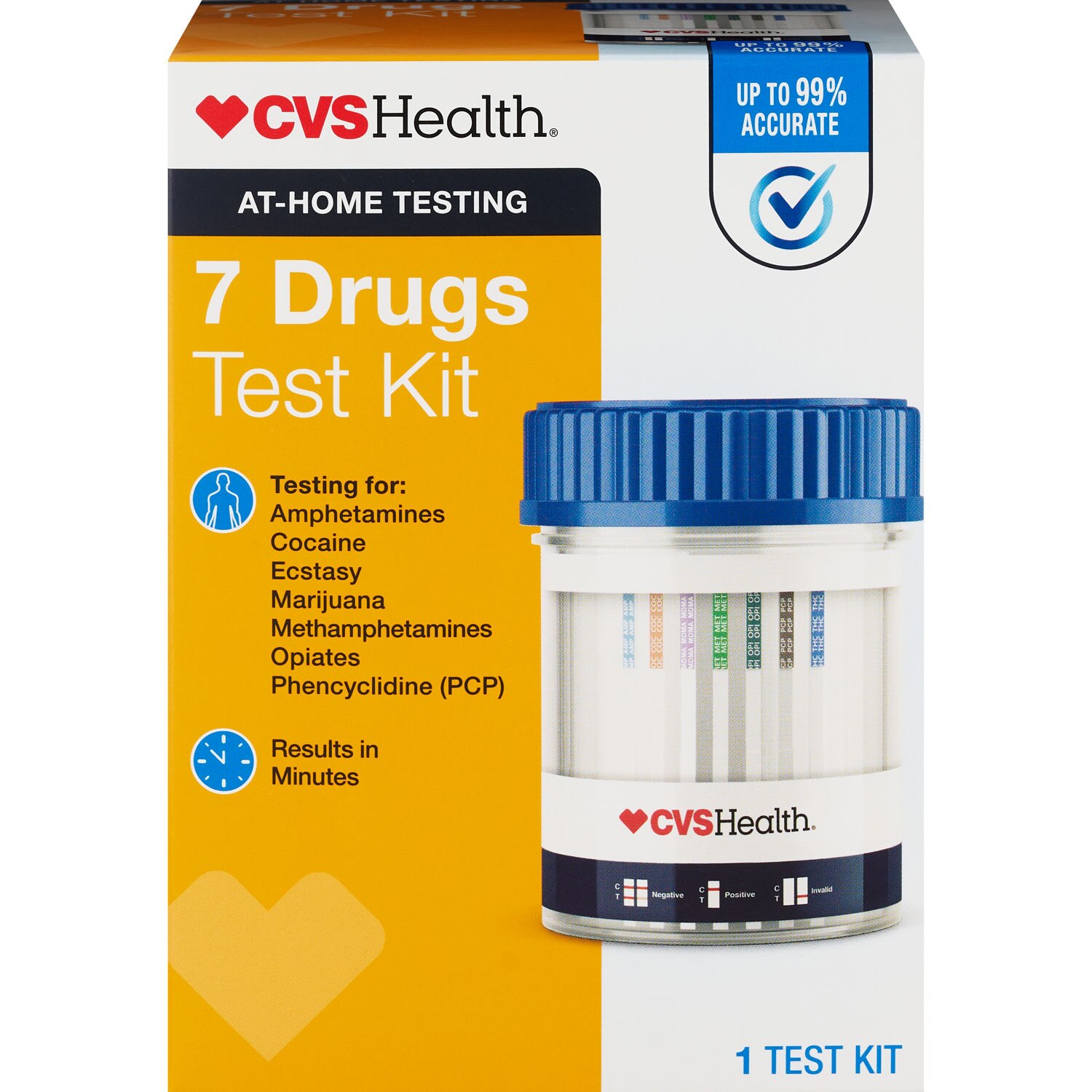 CVS Health Home Drug Test Kit, 7 Drugs