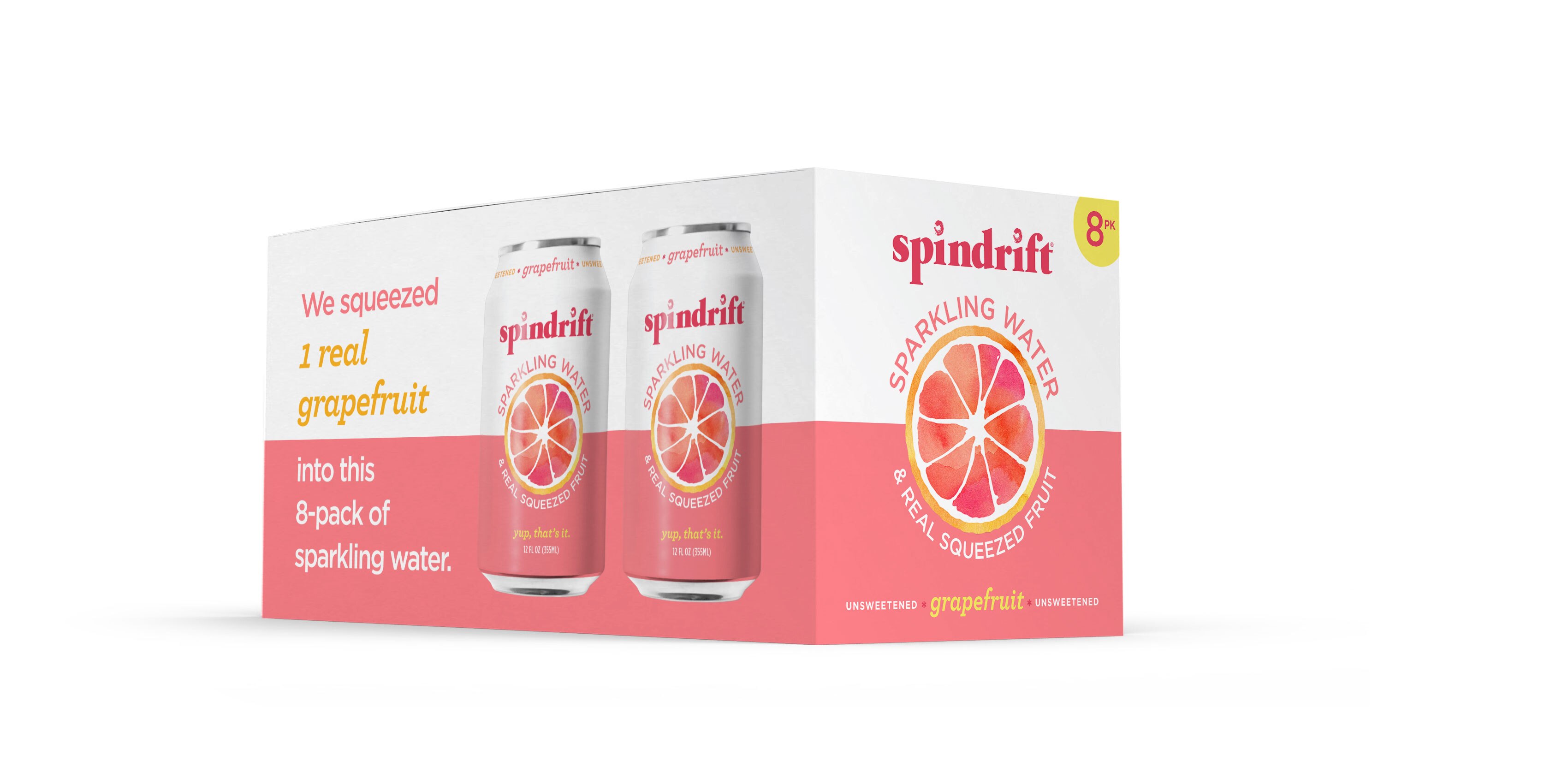 Spindrift Sparkling Water, 8 ct, Cans,12 oz
