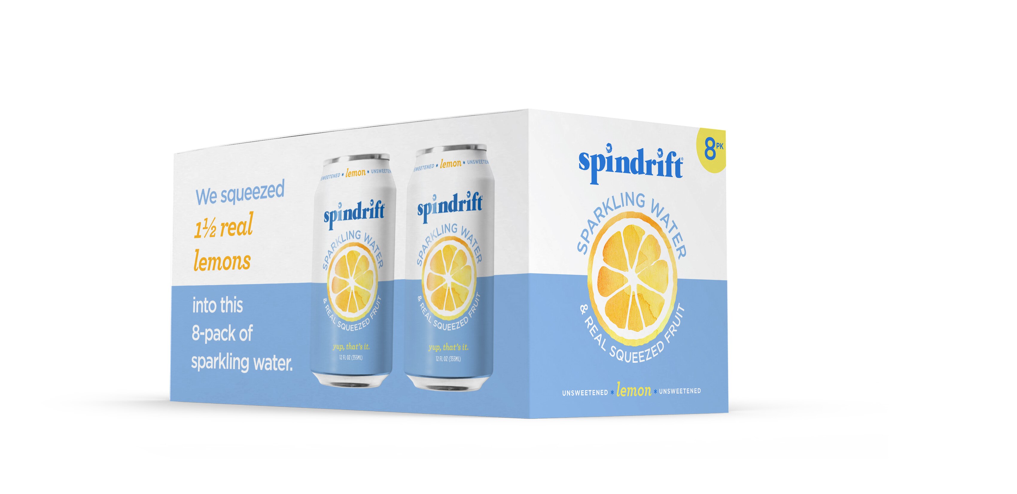 Spindrift Sparkling Water, 8 ct, Cans,12 oz