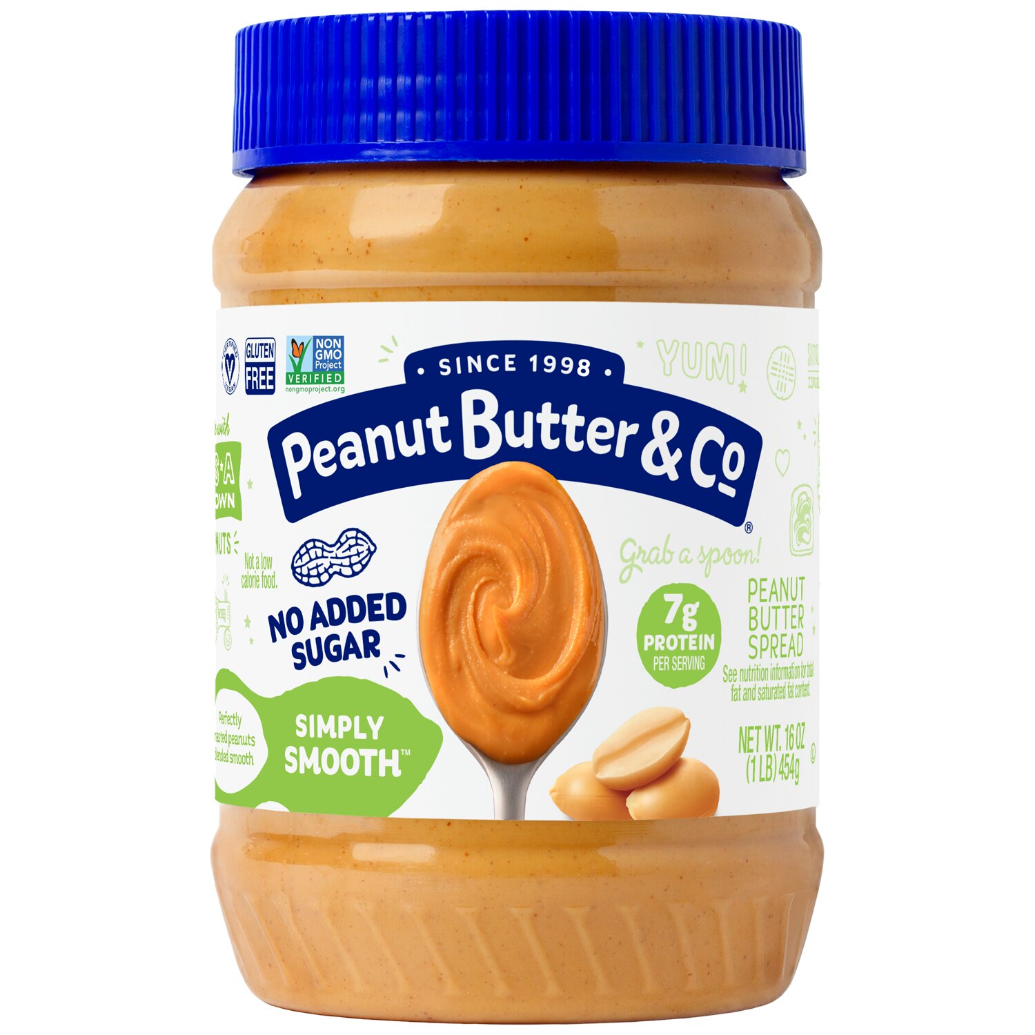 Peanut Butter & Co. Simply Smooth Peanut Butter Spread, 16 oz