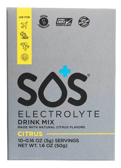 SOS Electrolyte Drink Mix, 10 CT