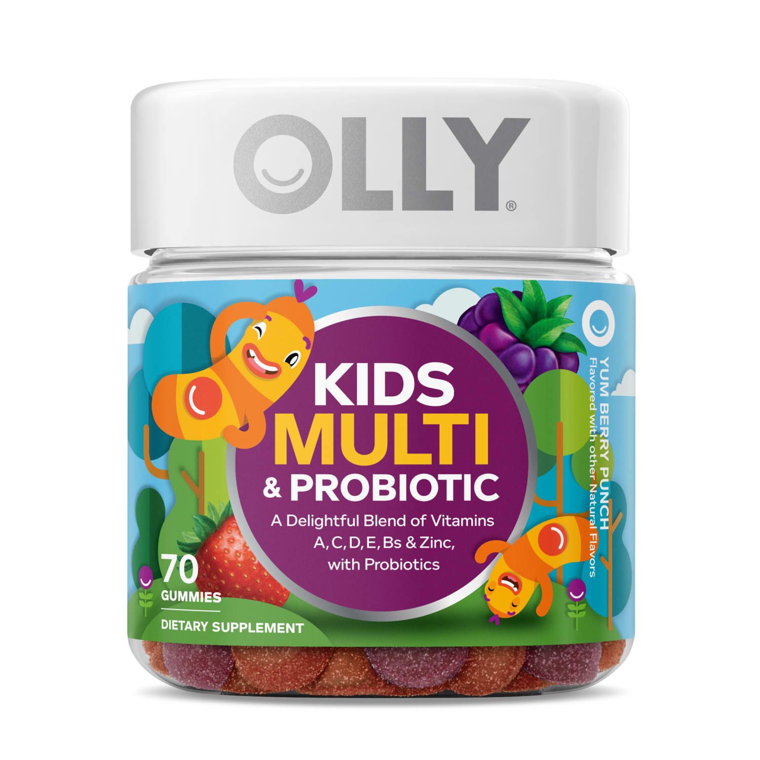 OLLY Kids Multi & Probiotic Gummies