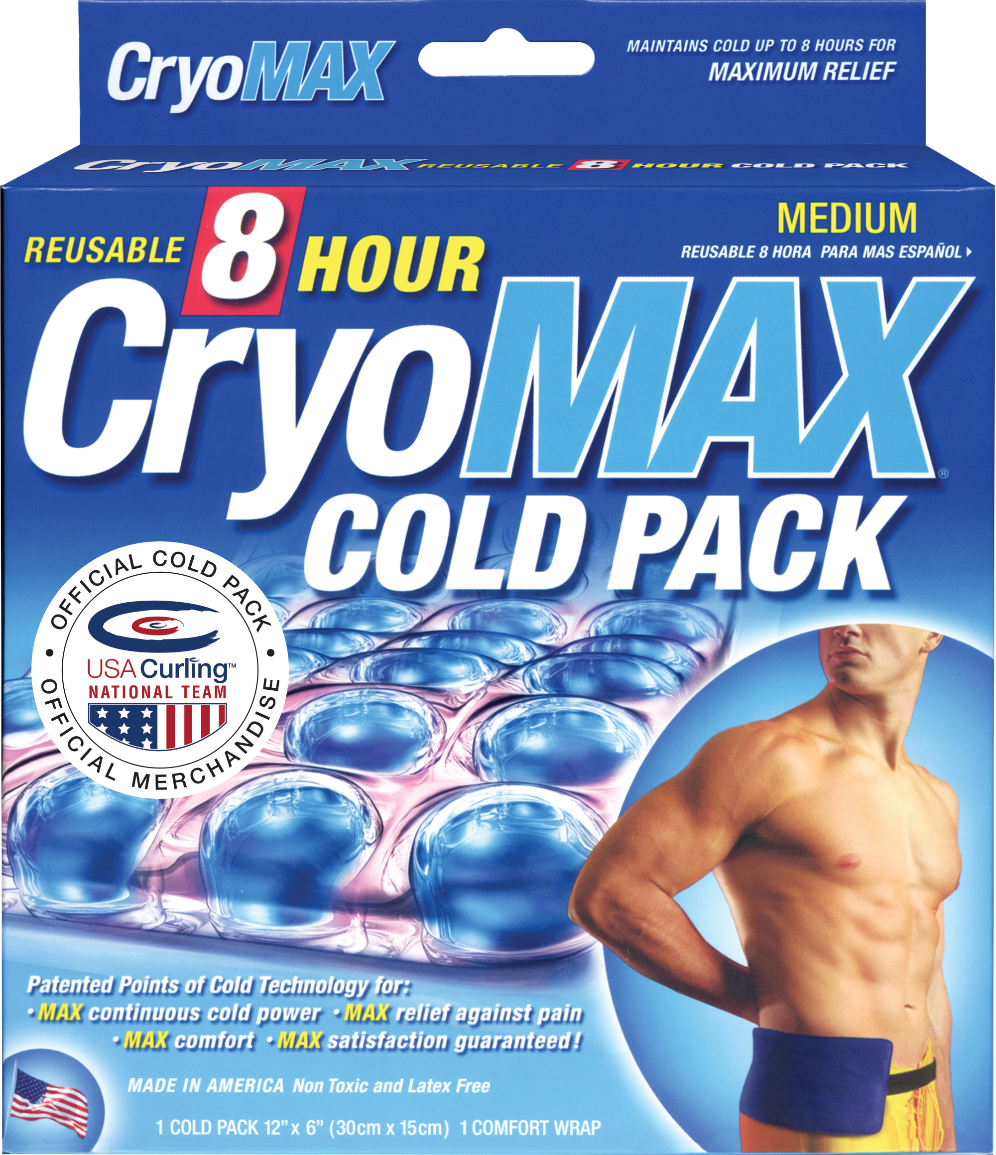 Cryo-Max Reusable 8 Hour Cold Pack, Medium