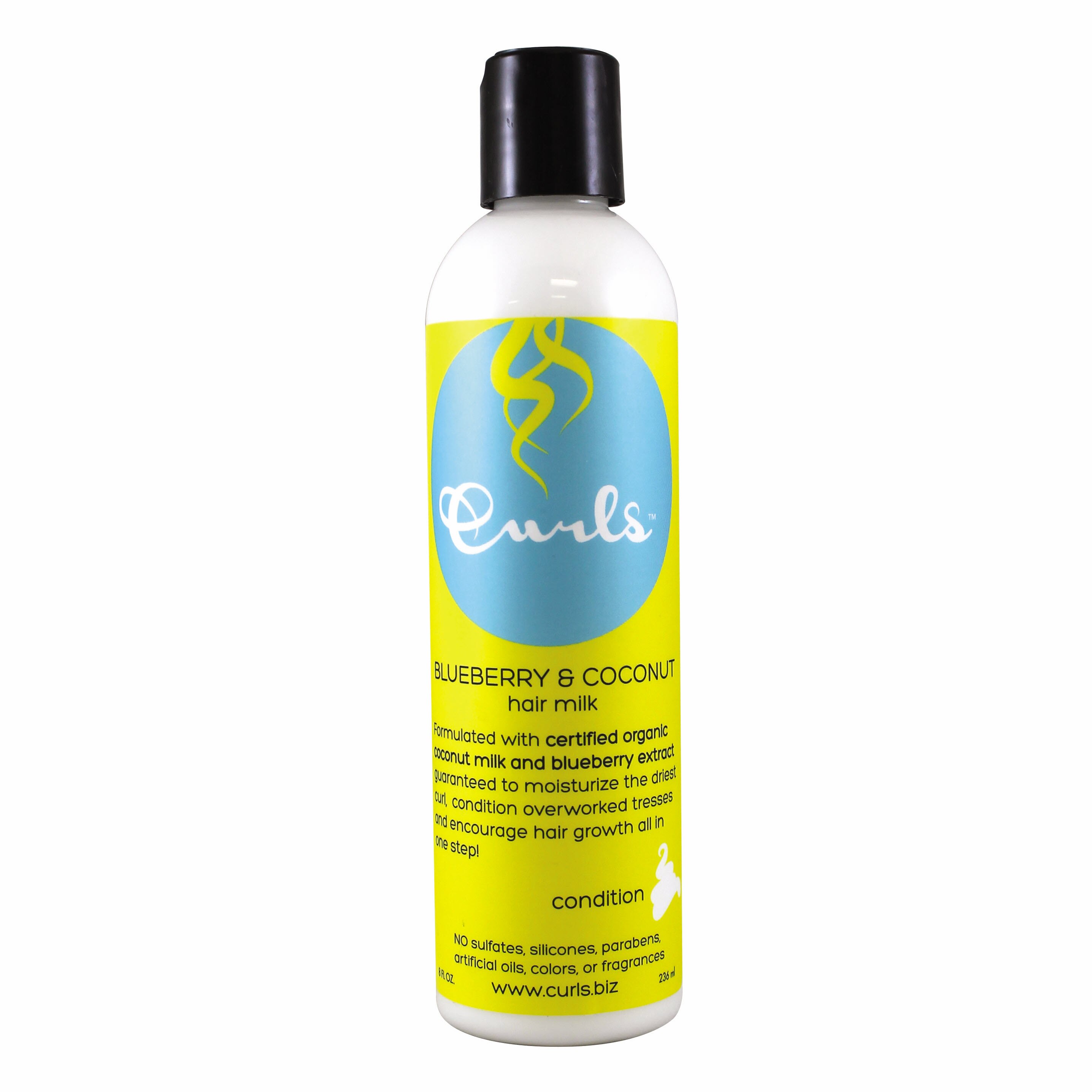 Curls Blueberry & Coconut Hair Milk, 8 OZ