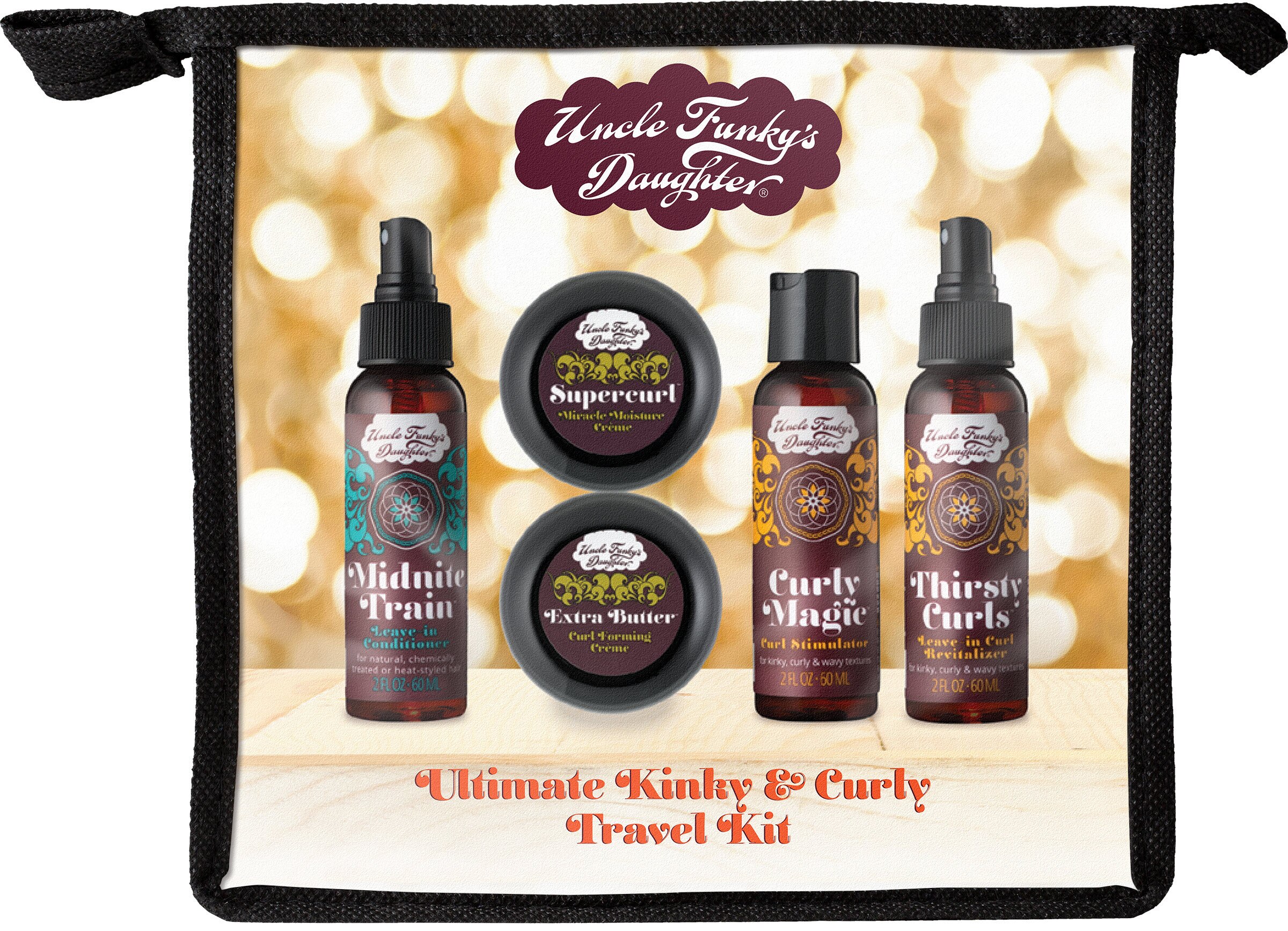 Uncle Funky's Daughter Ultimate Kinky & Curly Girl Travel Kit