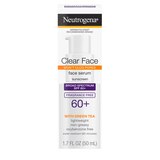 Neutrogena Clear Face Serum Sunscreen with Green Tea, SPF 60+, 1.7 oz, thumbnail image 1 of 15