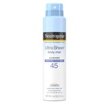 Neutrogena Ultra Sheer Lightweight Sunscreen Spray, SPF 45, 5 OZ, thumbnail image 1 of 8