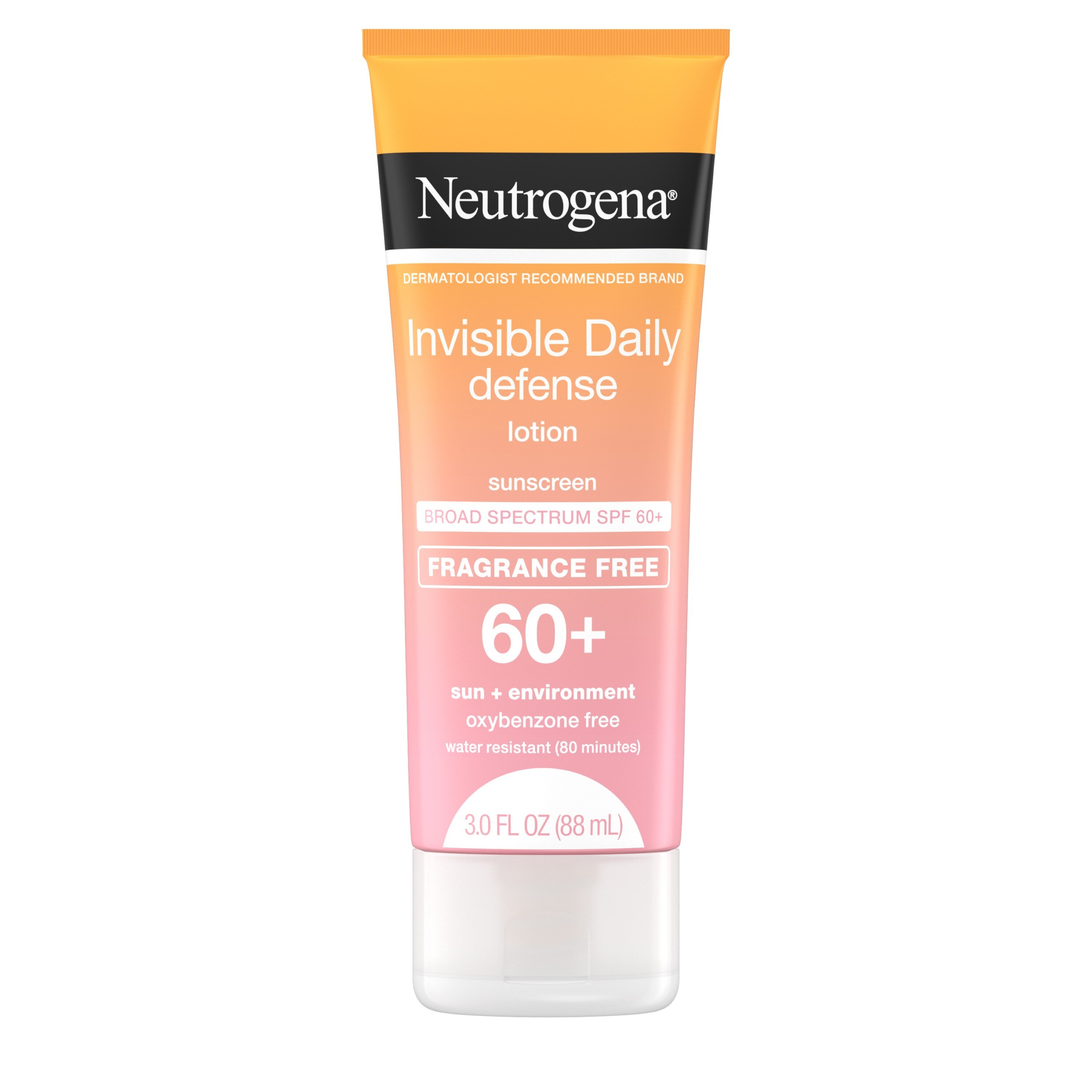 Neutrogena Invisible Daily Defense Sunscreen Lotion, SPF 60+, 3 oz