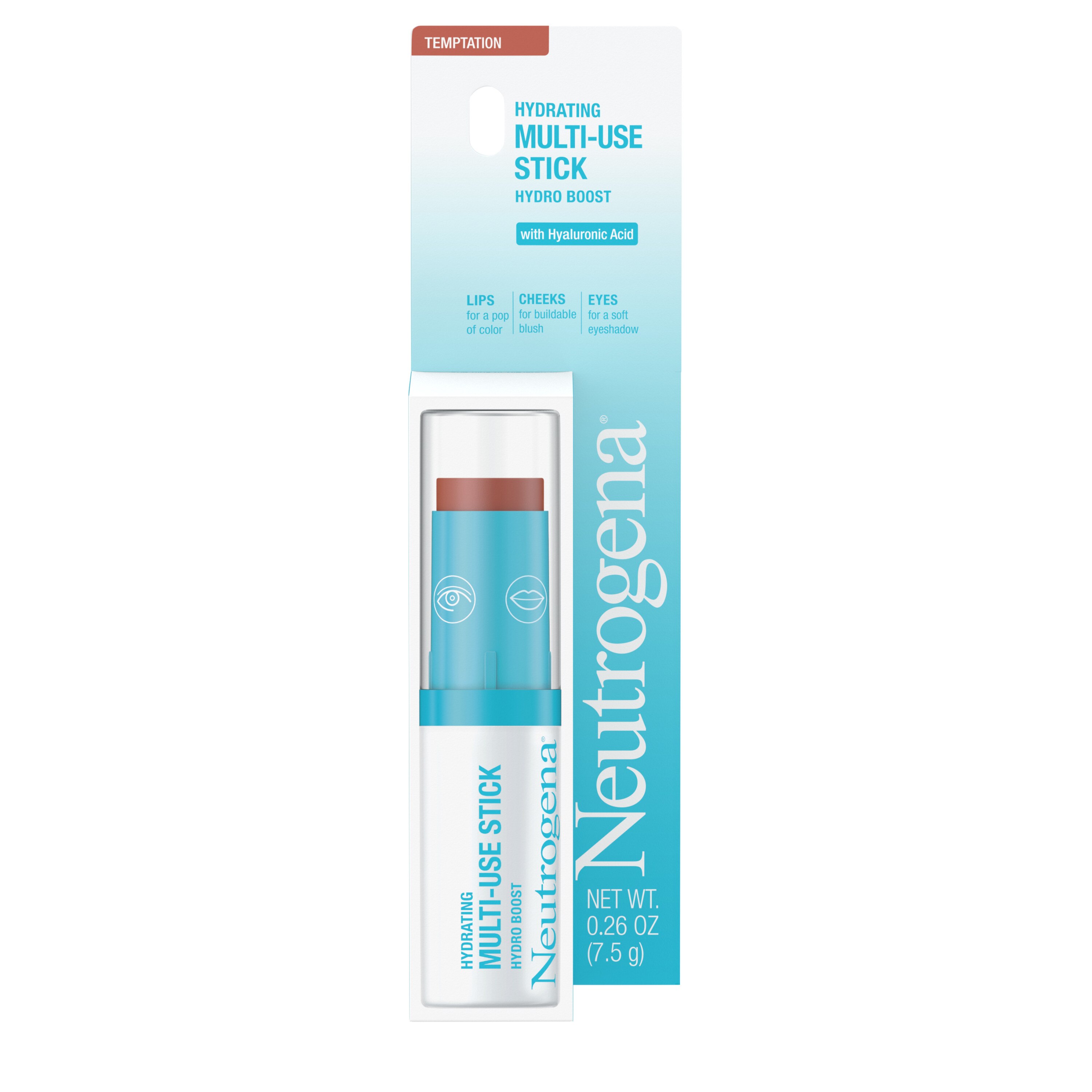 Neutrogena Hydro Boost Hydrating Multi-Use Stick, Temptation, 0.26 oz