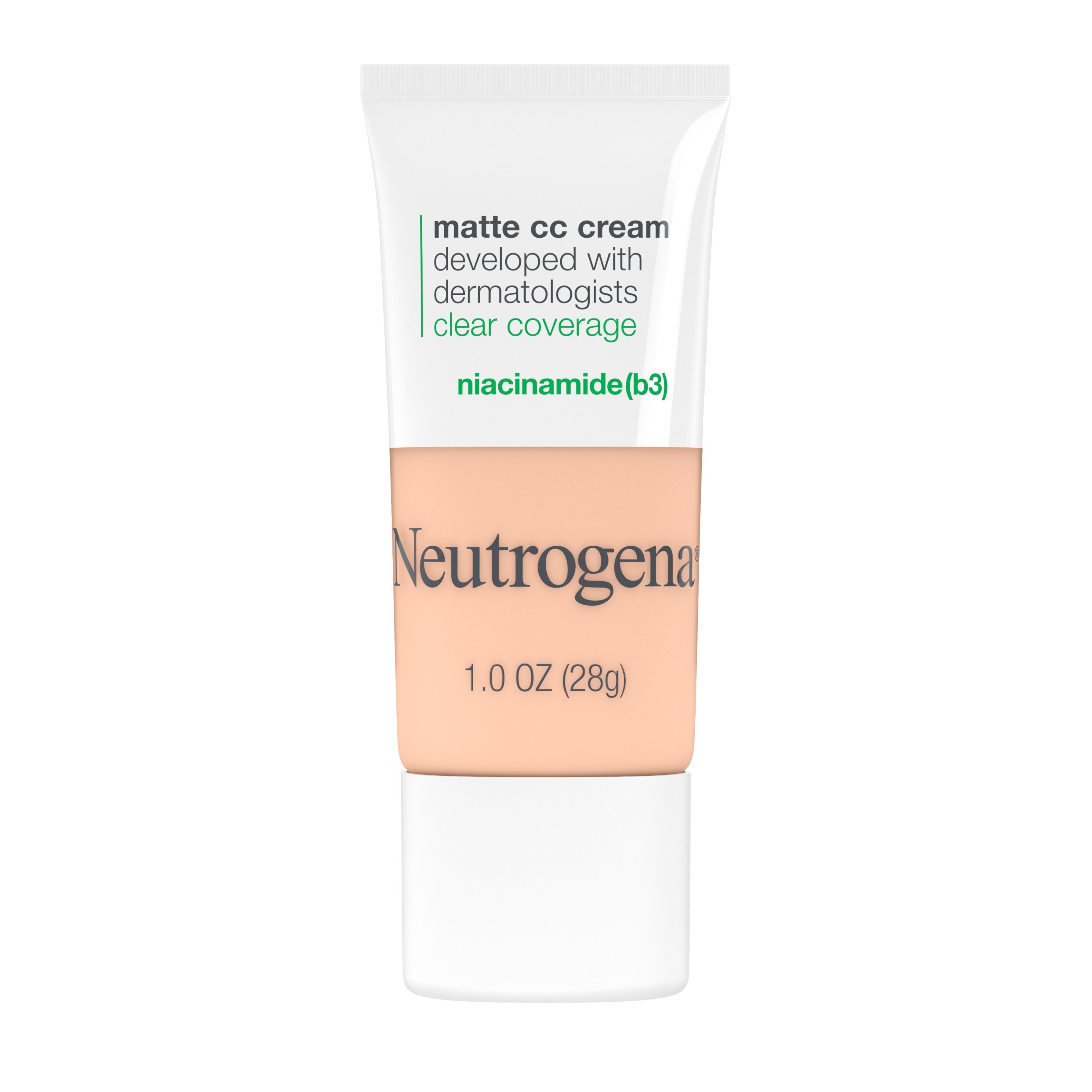 Neutrogena Clear Coverage Flawless Matte CC Cream, 1 OZ