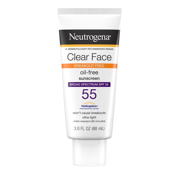 Neutrogena Clear Face Liquid-Lotion Sunblock Break-Out Free