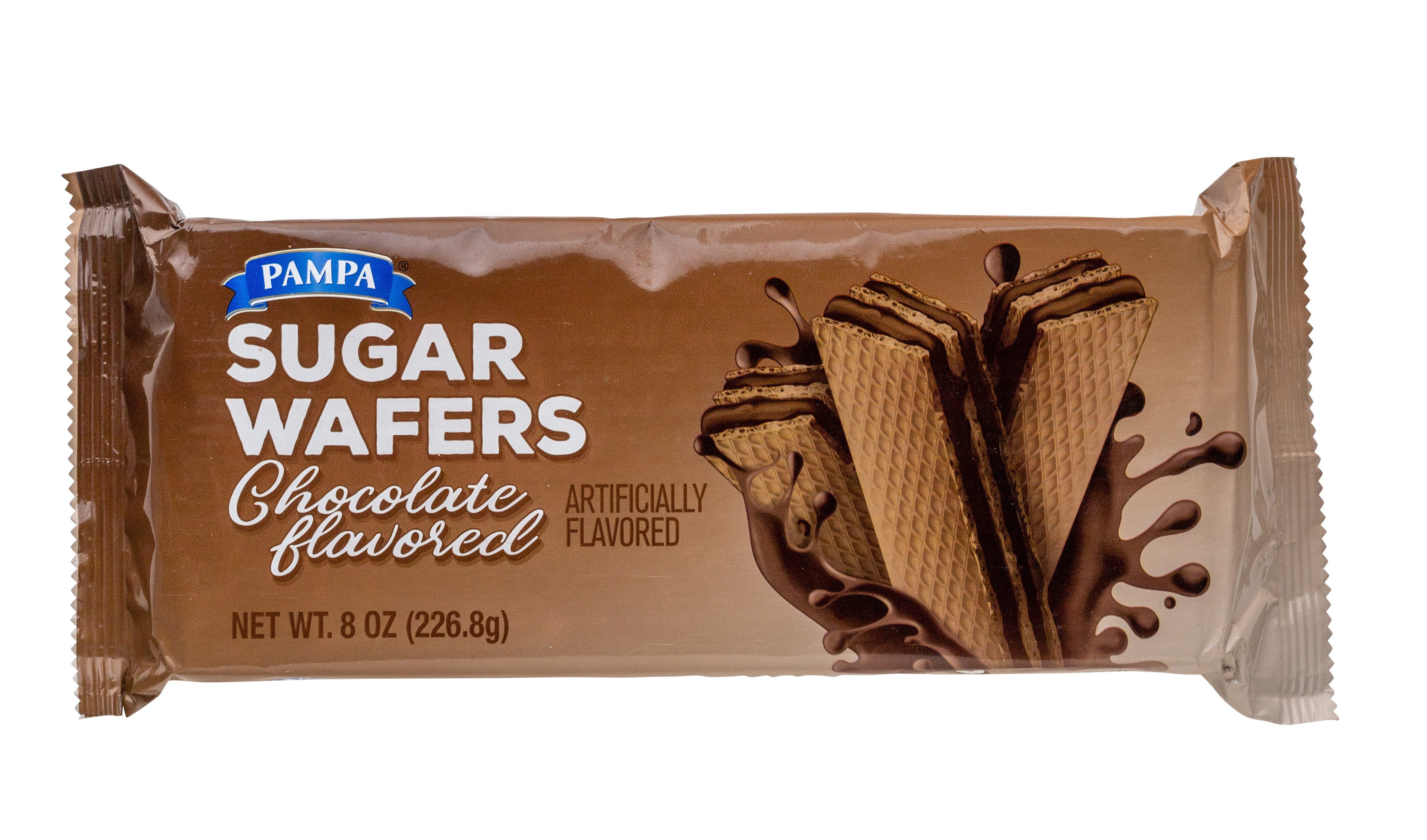 Pampa Sugar Wafers, Chocolate, 8 OZ