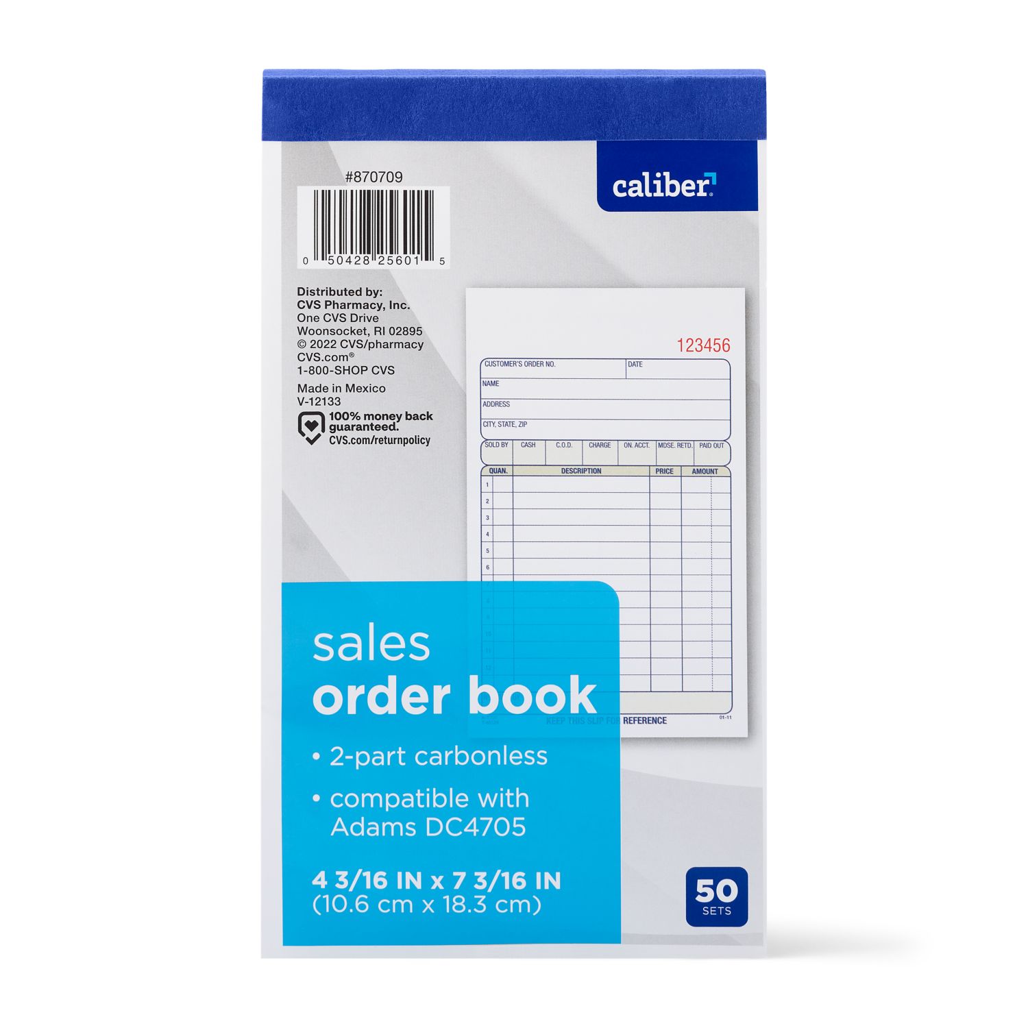Caliber Sales Order Book