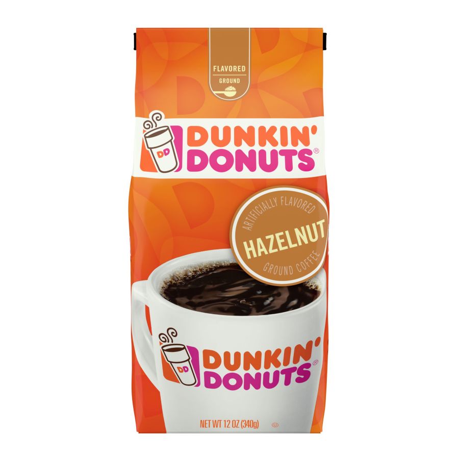 Dunkin' Hazelnut Ground Coffee, 12 oz