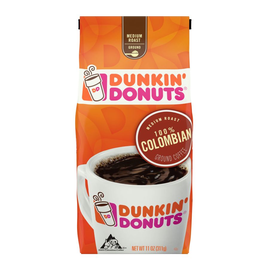 Dunkin' Ground Coffee, Colombian Roast, 11 oz