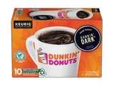 Dunkin' Coffee K-Cups, Dark Roast, 10 ct, 3.52 oz, thumbnail image 1 of 3