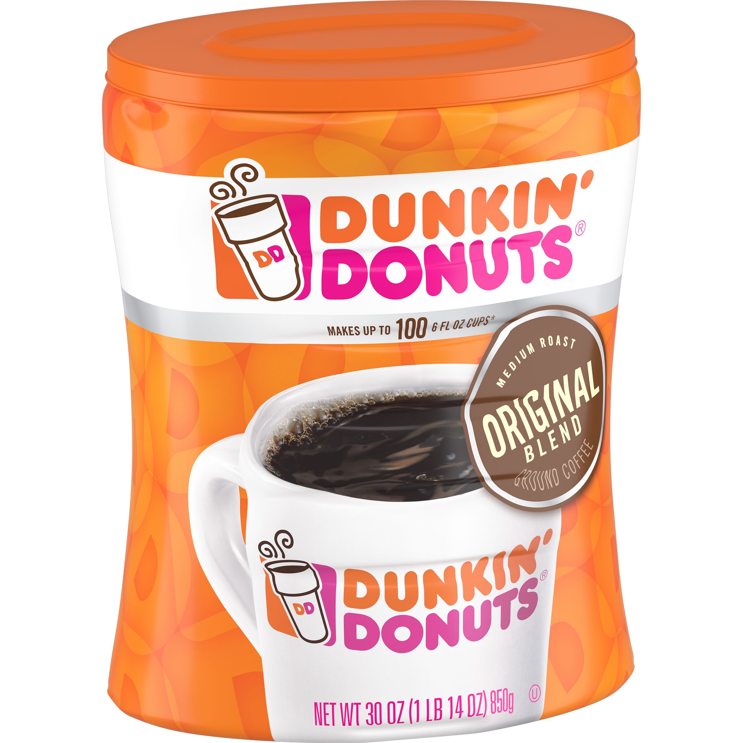 Dunkin' Original Blend Medium Roast Ground Coffee, 30 oz