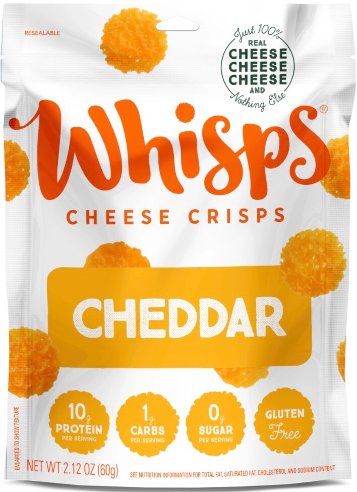 Whisps Cheese Crisps Cheddar, 2.12 oz