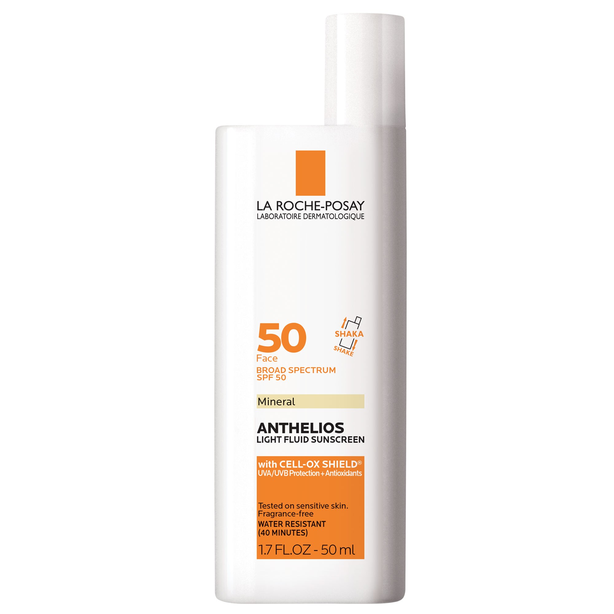 La Roche-Posay Anthelios Mineral Face Sunscreen Ultra-Light SPF 50, 2 OZ