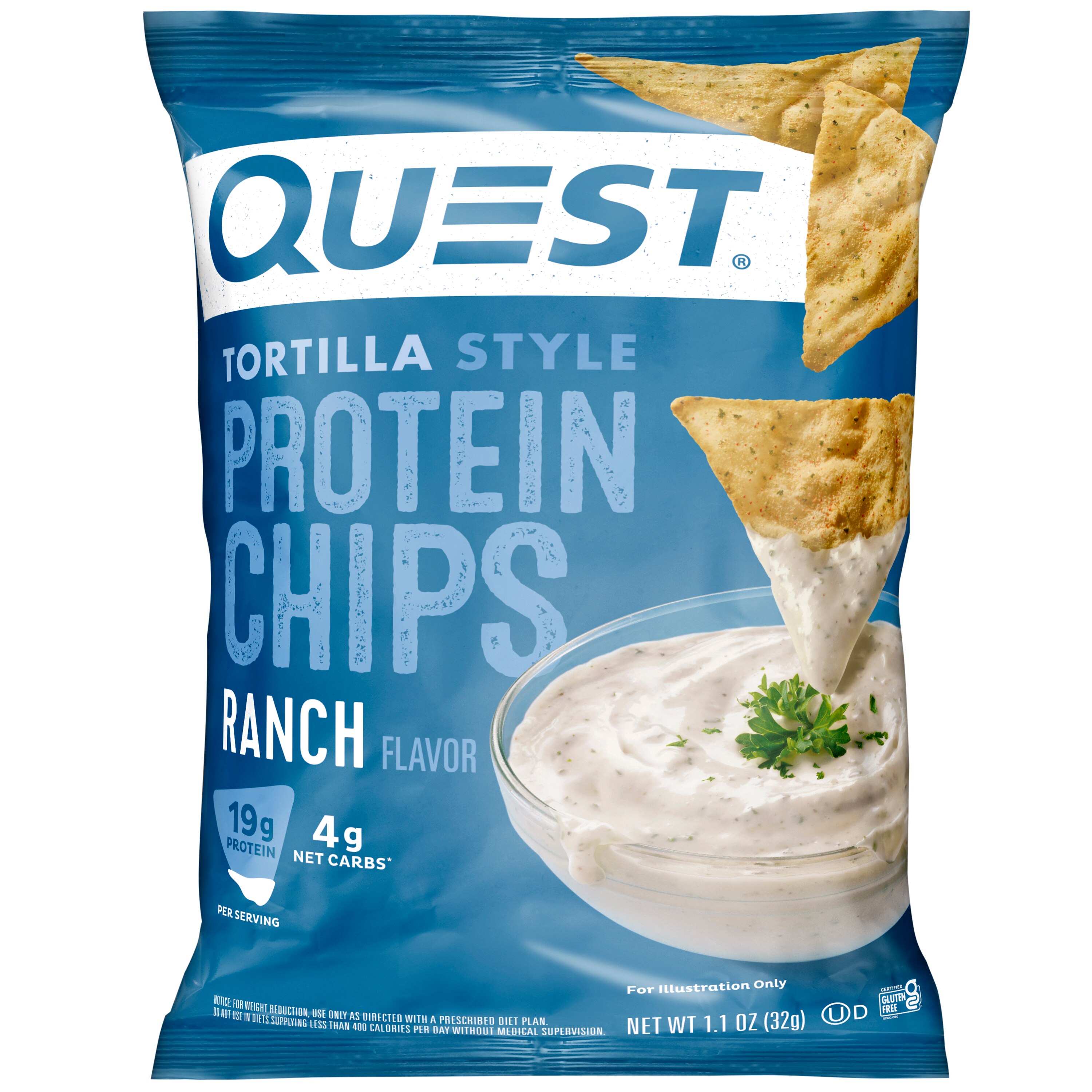 Quest Nutrition Tortilla Style Protein Chips, 1.1 oz