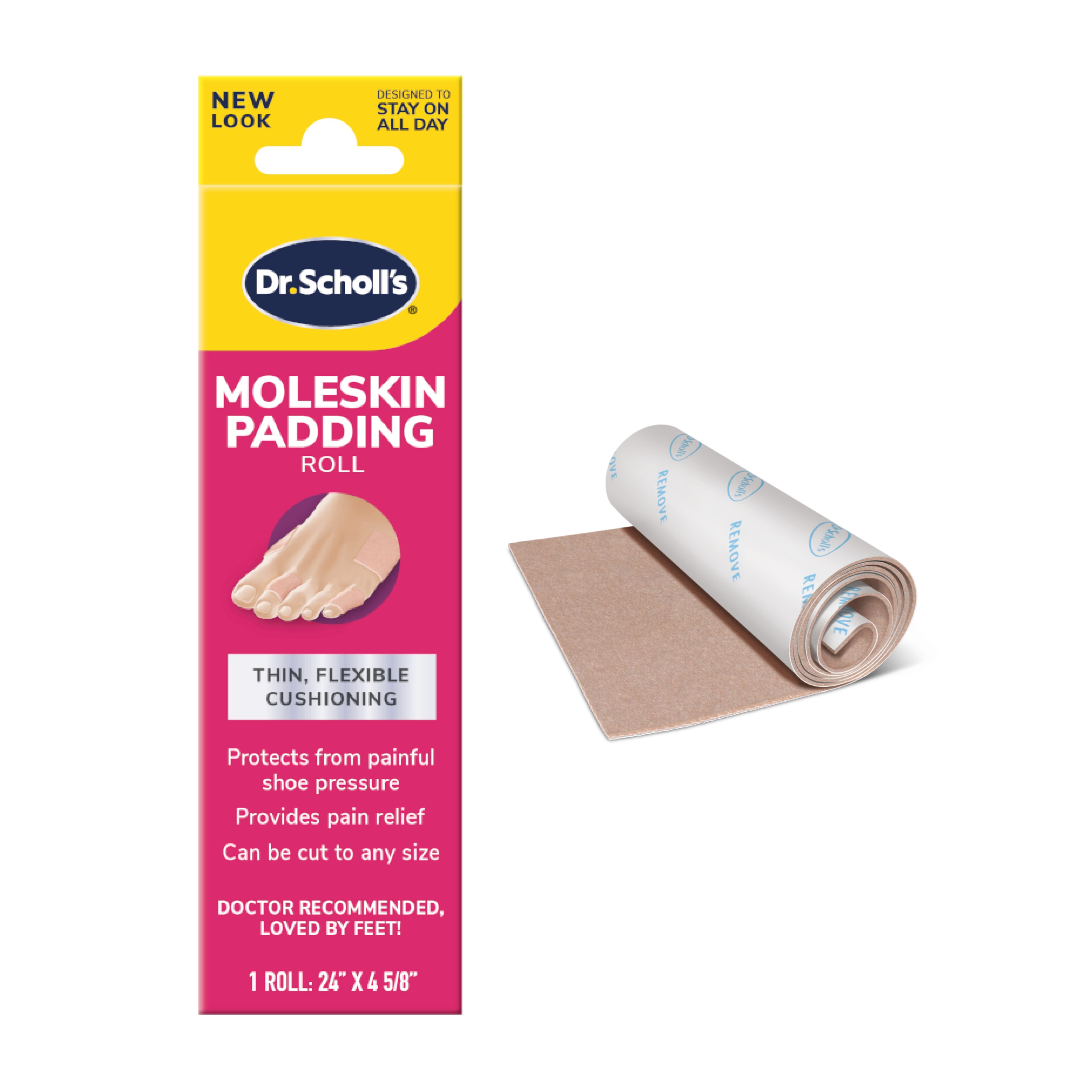 Dr. Scholl's Moleskin Padding Roll