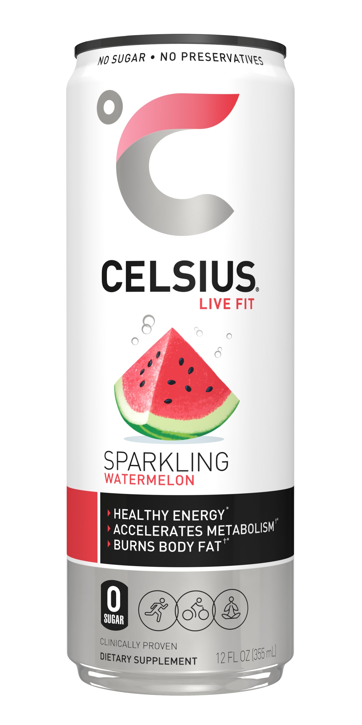 Celsius Live Fit, Sparkling Watermelon 12 OZ