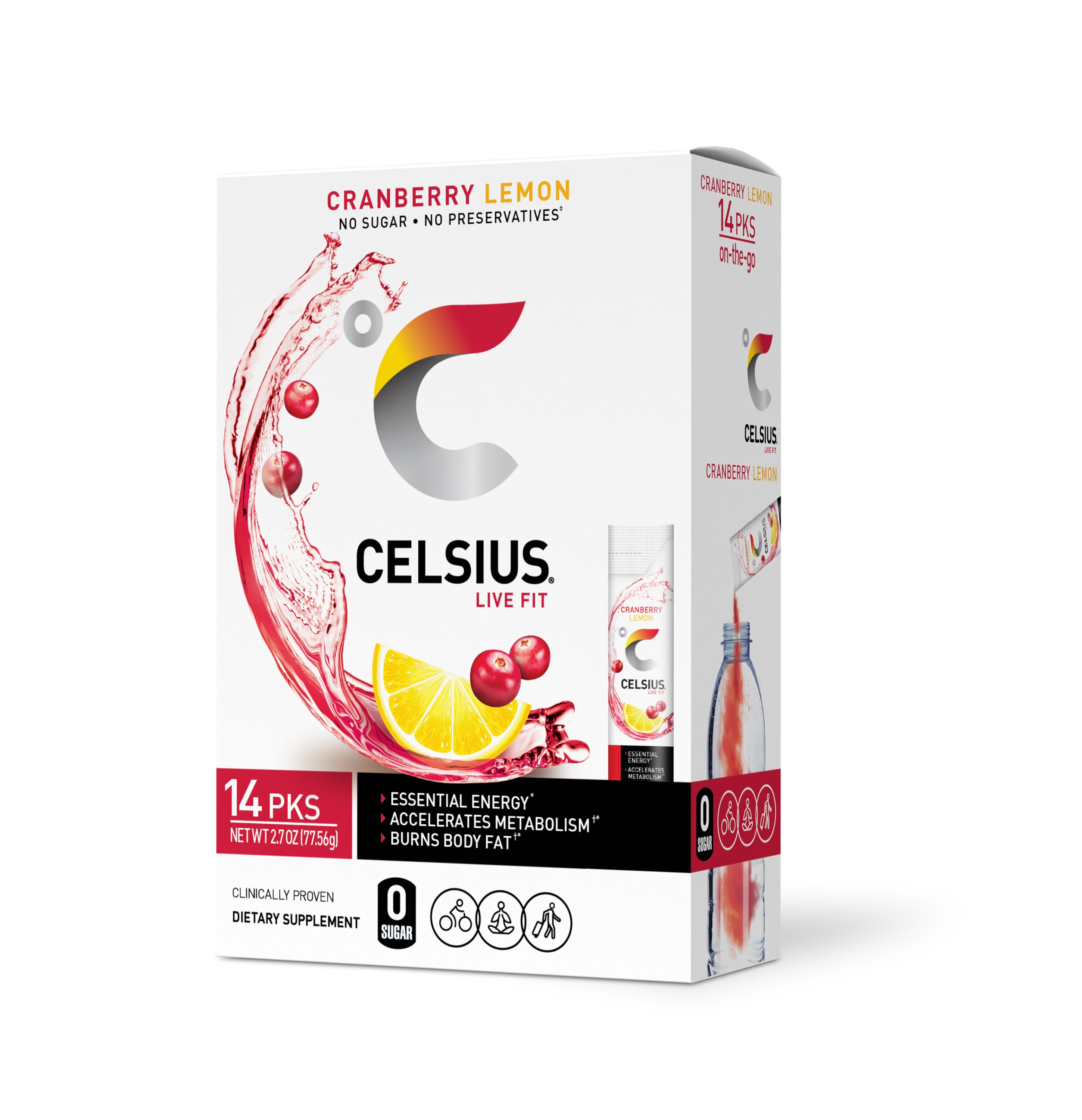 Celsius On-the-Go Powder Packs, 14 ct