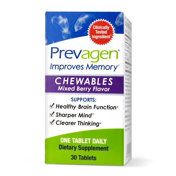 Prevagen Improves Memory Chewables, Mixed Berry Flavor, 30 CT