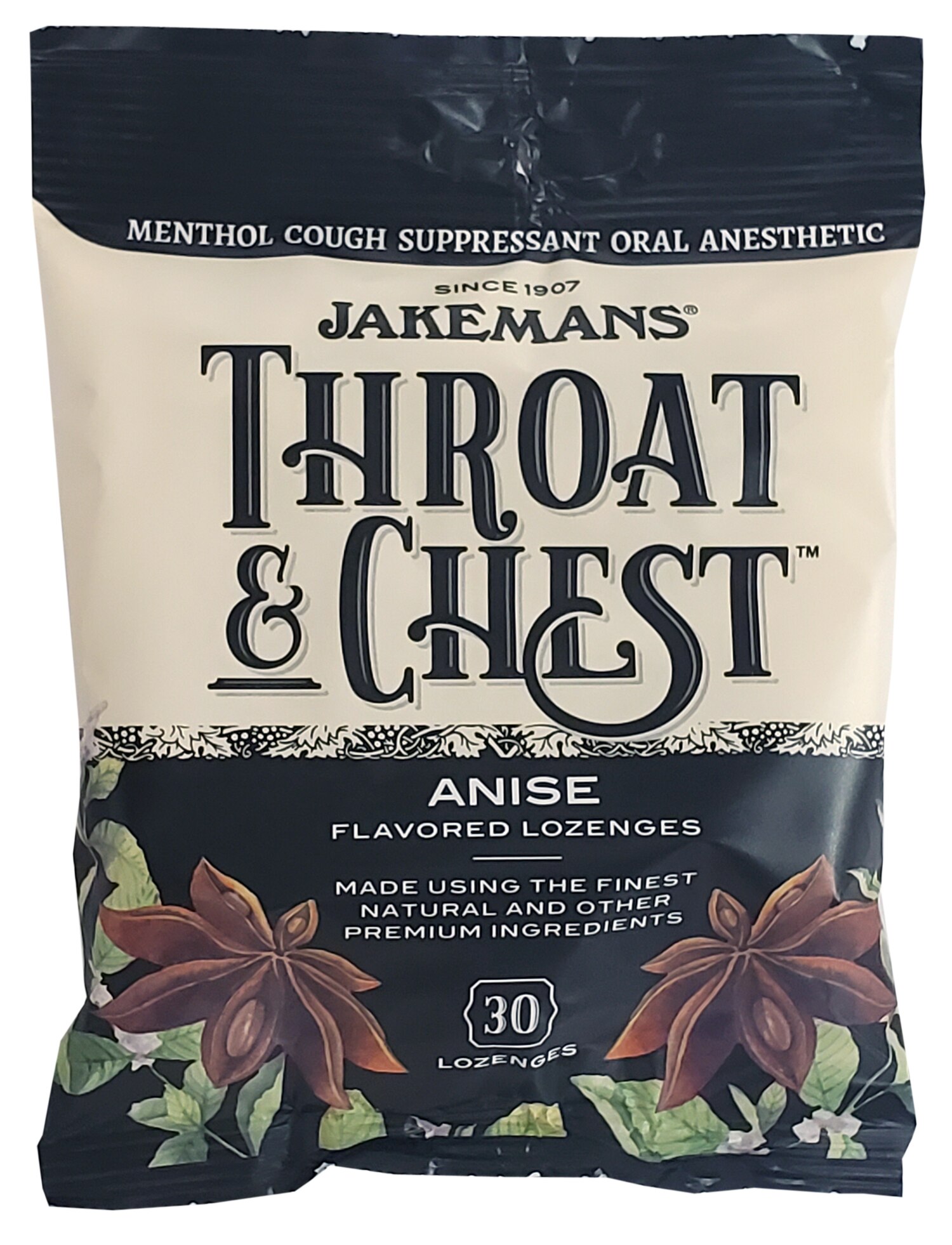 Jakemans Throat & Chest Lozenges Bag, 30CT