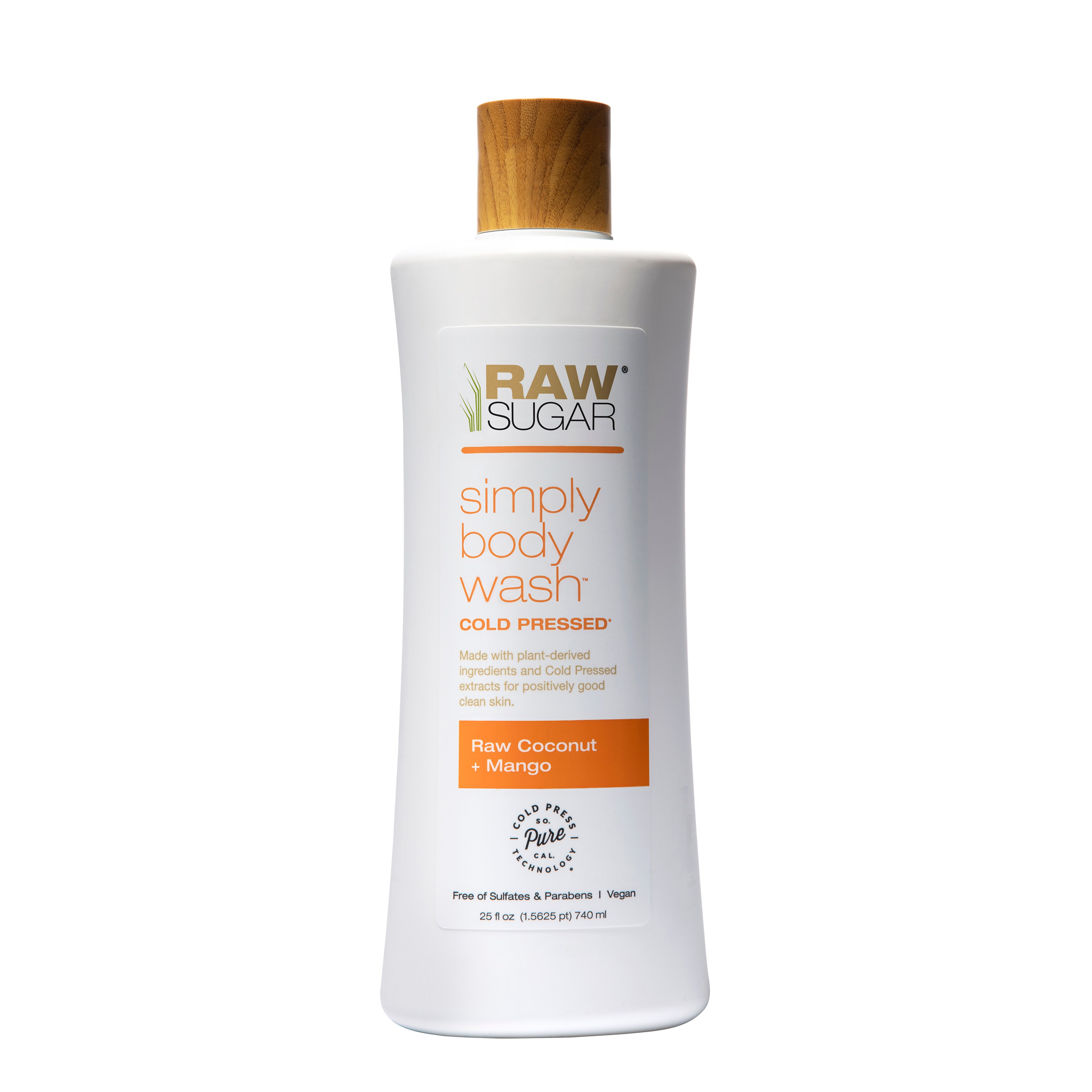 Raw Sugar Living Simply Body Wash, 25 oz