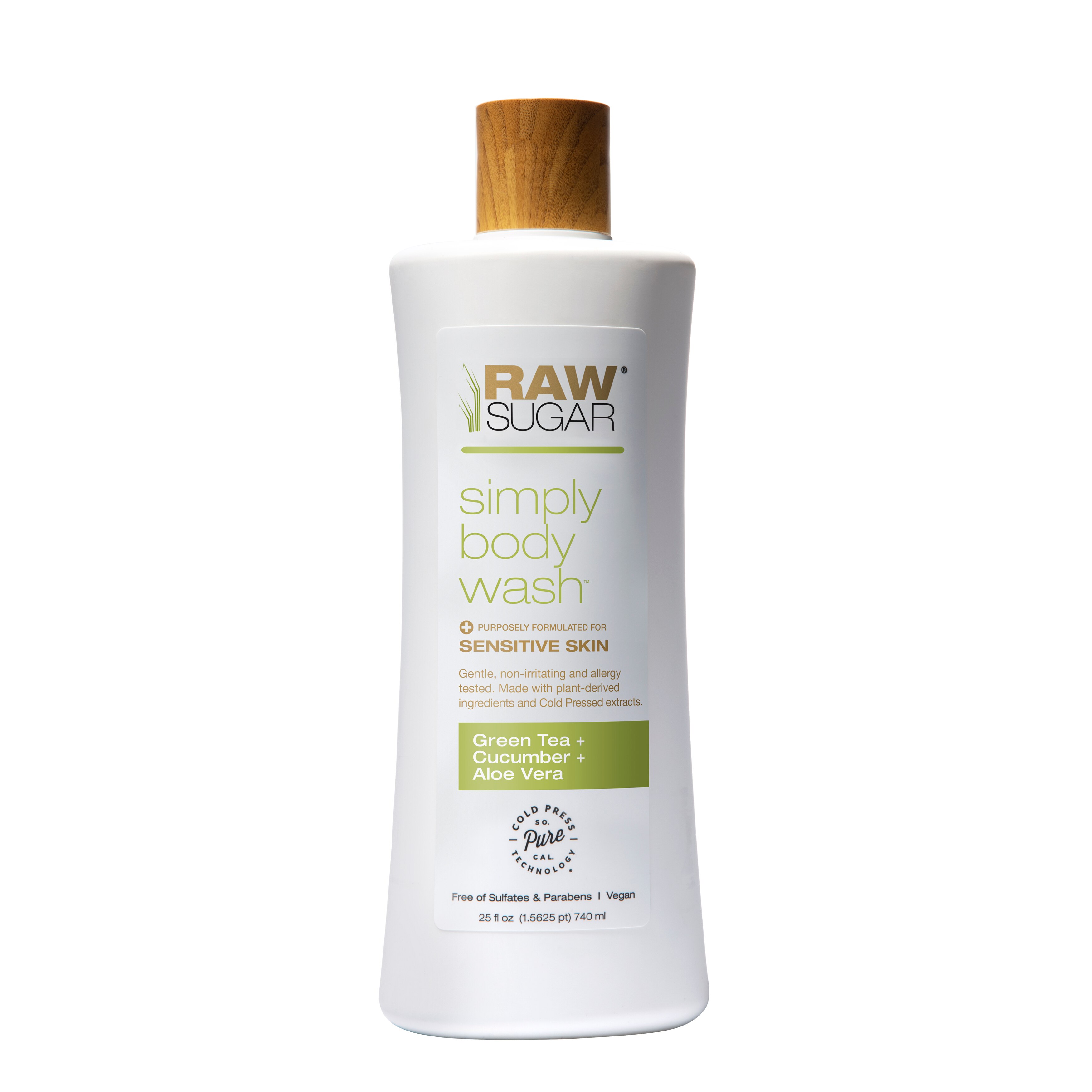 Raw Sugar Living Simply Body Wash, 25 oz