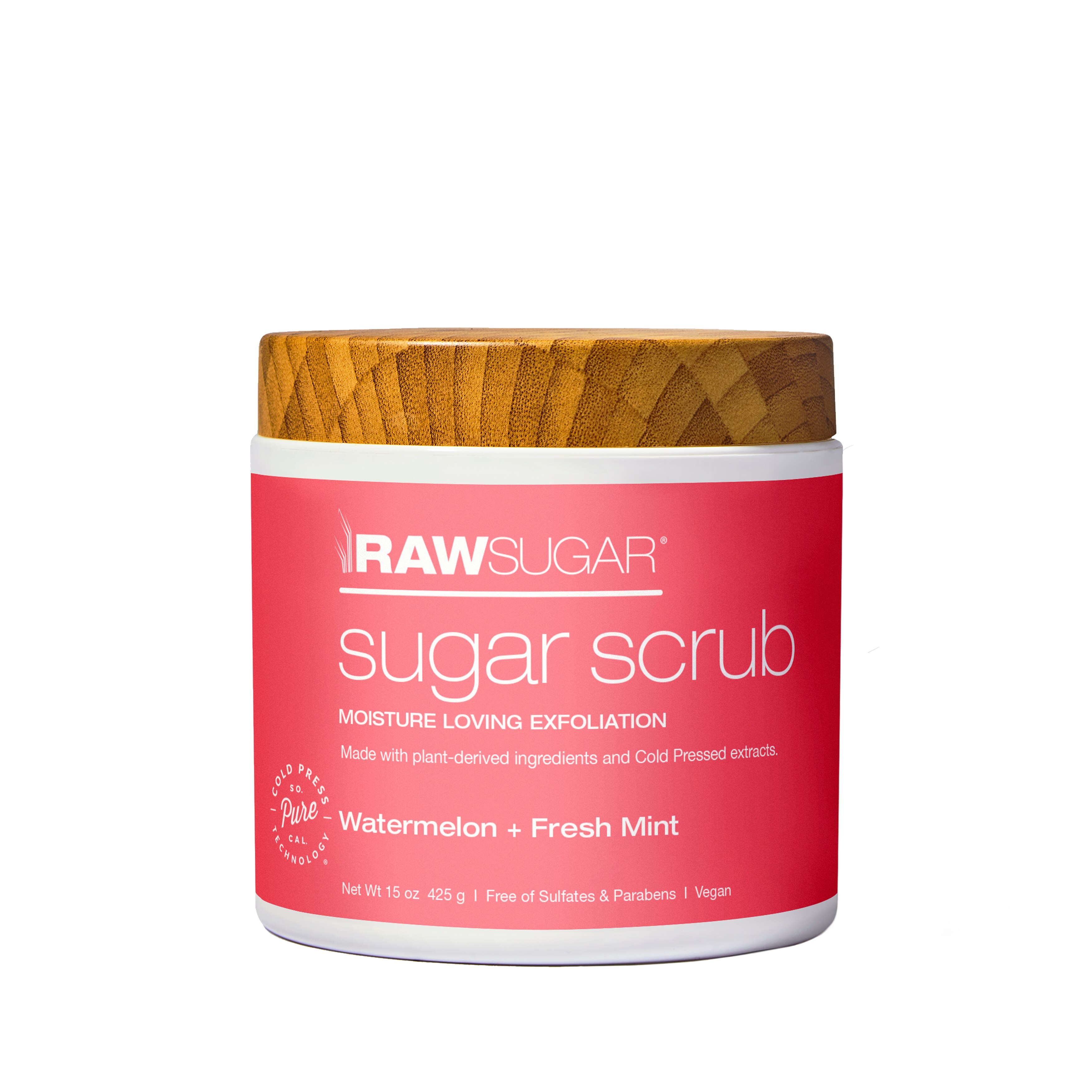 Raw Sugar Living Sugar Scrub, 15 oz