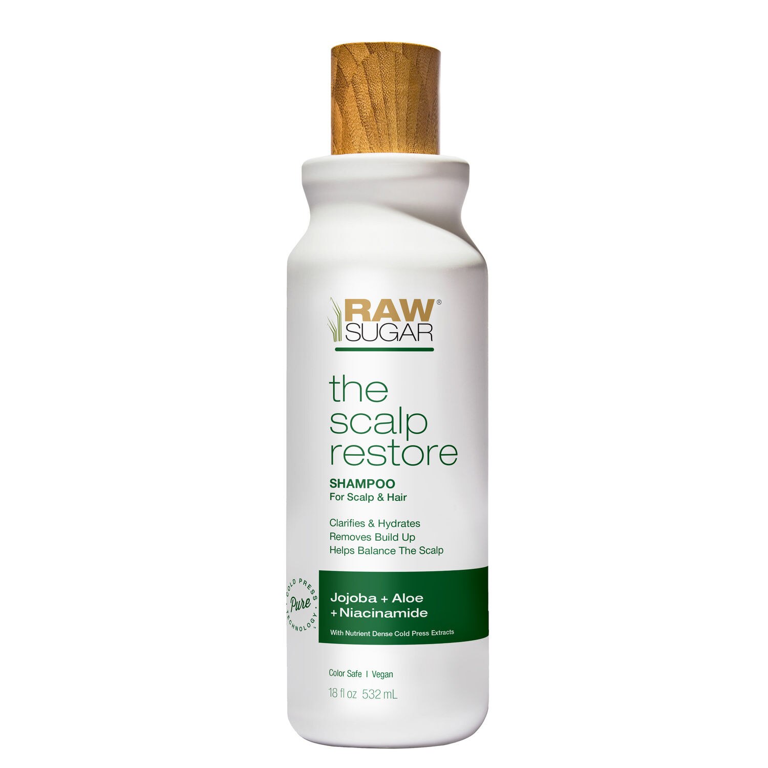 Raw Sugar The Scalp Restore Shampoo, 18 OZ